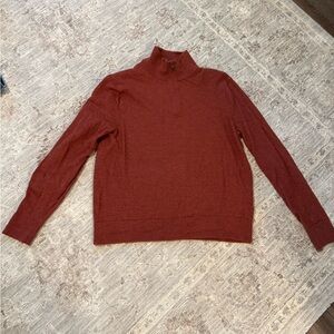 Banana Republic Merino Wool Sweater in Rust